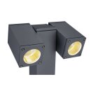 SLV 1002871 Theo Pathlight double QPAR51 Outdoor Stehleuchte Anthrazit 21,2x72,5 cm