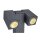 SLV 1002871 Theo Pathlight double QPAR51 Outdoor Stehleuchte Anthrazit 21,2x72,5 cm