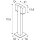 SLV 1002871 Theo Pathlight double QPAR51 Outdoor Stehleuchte Anthrazit 21,2x72,5 cm