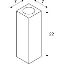 SLV 1000330 Theo Up/Down, QPAR51, Wandleuchte, Anthrazit,...