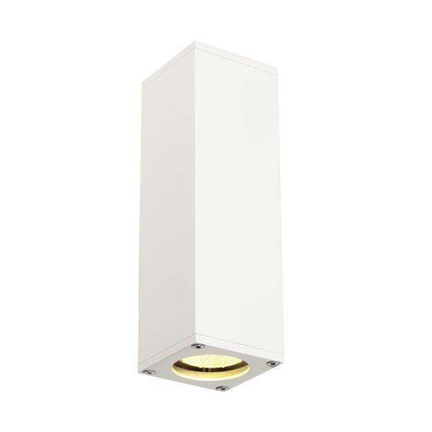 SLV 1000327 Theo Up/Down, QPAR51, Wandleuchte, Weiß, max. 2x50W 7x22,3x7,5 cm
