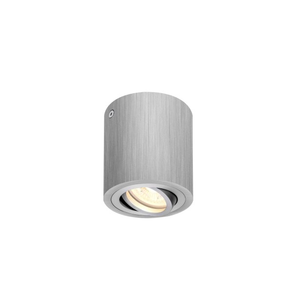 SLV 1002012 Triledo CL, Indoor Deckenaufbauleuchte, QPAR51, Alu br., ma 10W 9,5 cm