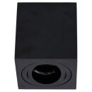 SLV 1002013 Triledo CL, Indoor Deckenaufbauleuchte, QPAR51, Schwarz, ma 10W 8,5x8,5x9,5 cm