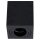 SLV 1002013 Triledo CL, Indoor Deckenaufbauleuchte, QPAR51, Schwarz, ma 10W 8,5x8,5x9,5 cm
