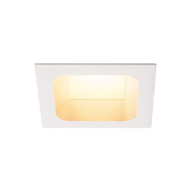 SLV 112692 Verlux Einbauleuchte LED 3000K L/B/T 13,5/13,5/7,5 cm 20W Mattweiß
