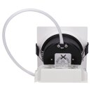 SLV 112682 Verlux, Einbauleuchte, LED, 3000K, Mattweiß, L/B/T 8,5/8,5/4,5 cm, 10W