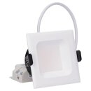 SLV 112682 Verlux, Einbauleuchte, LED, 3000K, Mattweiß, L/B/T 8,5/8,5/4,5 cm, 10W