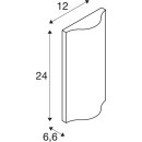 SLV 1002505 Vilua Up/Down WL Outdoor Wandaufbauleuchte Anthrazit IP54 100° 12x24x6,6 cm