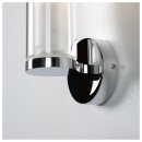 SLV 1002228 WL 105 Wandleuchte, Chrom, doppelt Glas,...