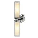 SLV 1002229 WL 106 Wandleuchte, doppel Glas, Chrom 2xE14...
