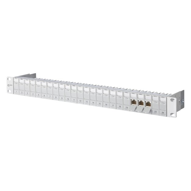 Metz 19" Patchpanel 1HE 24xRJ45 E-DAT modul 8(8)