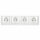Busch-Jaeger Set: 4x 20 EUC-914 Steckdose  + 1724-914 4-fach Rahmen Alpinweiß Balance SI