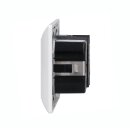 Jung Smart Radio DAB Bluetooth Komplett-Set Weiß mit Lautsprecher und 2-fach Rahmen AS582WW