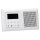 Jung Smart Radio DAB Bluetooth Komplett-Set Weiß mit Lautsprecher und 2-fach Rahmen AS582WW