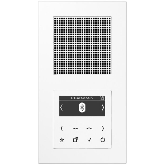 Jung Smart Radio DAB Bluetooth Komplett-Set Wei&szlig;...