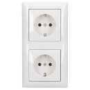 Busch-Jaeger Steckdosen Set: 2x 20 EUC-914 Steckdose +...