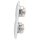 Busch-Jaeger Steckdosen Set: 2x 20 EUC-914 Steckdose + 1722-914 2-fach Rahmen Alpinweiß Balance SI