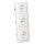 Busch-Jaeger Busch-balance SI Set: 3x 2011-0-623 Steckdose + 1725-0-156 3-fach Rahmen Alpinweiß