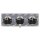 Jung CD 500 Set 3x Steckdose m. erhöhtem Berührungsschutz CD1520KIWW 1x Rahmen 3fach CD583WW Alpinweiß