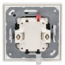 Jung Serie LS Komplett-Set Alpinweiß: LS990WW Wippe + 506U Wippschalter Universal Einsatz + LS981WW Abdeckrahmen Schalterrahmen 1fach