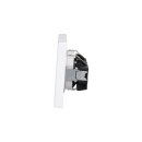 Jung Serie LS Komplett-Set Alpinweiß: 2x LS1520KIWW SCHUKO Steckdose mit Berührungsschutz + LS982WW Rahmen 2fach