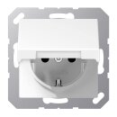 Jung A1520NKLWW SCHUKO® Steckdose mit Klappdeckel...
