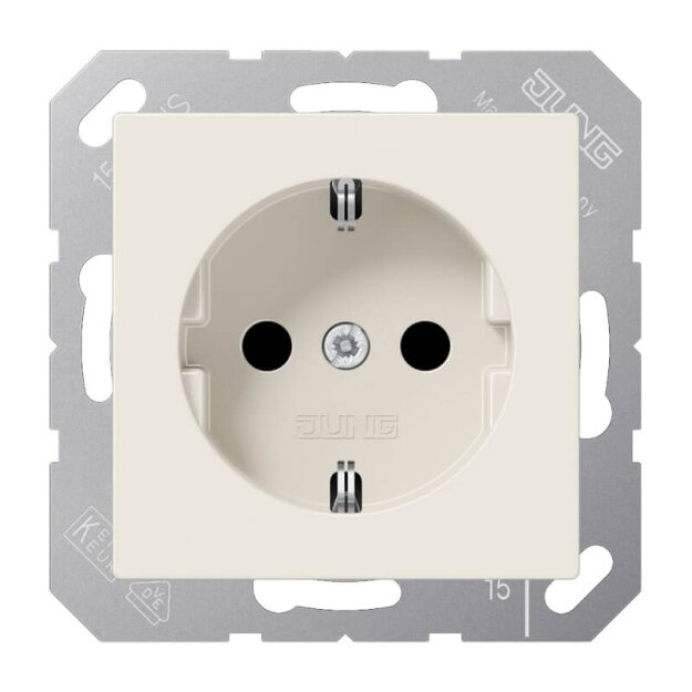 Jung A1521 SCHUKO® Steckdose (Duroplast) Weiß Serie A