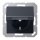 Jung A1521BFKLANM SCHUKO® Steckdose mit Klappdeckel (Thermoplast lackiert) Anthrazit Matt Serie A