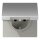 Jung AL1520NKL SCHUKO Steckdose mit Klappdeckel ohne Kralle (Duroplast) Aluminium Serie LS