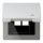 Jung AL2990KLLAN Klappdeckel LAN mit Zentralplatte Aluminium Serie LS