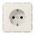 Jung CD1521 SCHUKO Steckdose (Duroplast) Weiß Serie CD