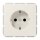 Jung CD1521BF SCHUKO Steckdose (Thermoplast bruchsicher) Weiß Serie CD
