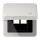 Jung CD590KLLANLG Klappdeckel LAN mit Zentralplatte (Thermoplast bruchsicher) Lichtgrau Serie CD