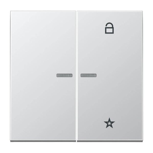 Jung FMAL1701 eNet Funk-Steuertaste Aluminium Serie LS