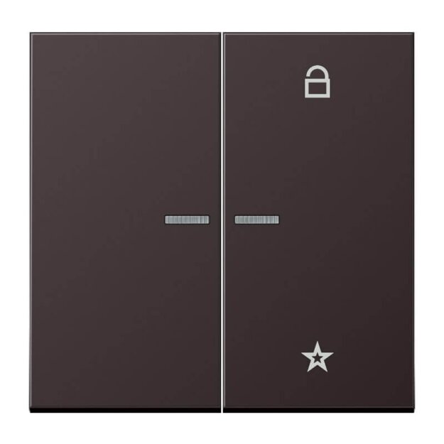 Jung FMAL1701D eNet Funk-Steuertaste (lackiertes Aluminium) Dark Serie LS