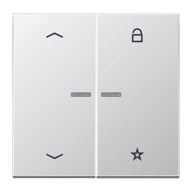 Jung FMAL1701P eNet Funk-Steuertaste Pfeile Aluminium Serie LS