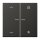 Jung FMAL1701PAN eNet Funk-Steuertaste Pfeile (lackiertes Aluminium) Anthrazit Serie LS