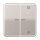 Jung FMCD1701PT eNet Funk-Steuertaste (Duroplast lackiert) Platin Serie CD