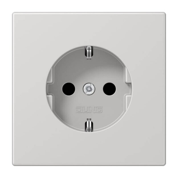Jung LS1521LG SCHUKO Steckdose (Duroplast) Lichtgrau Serie LS