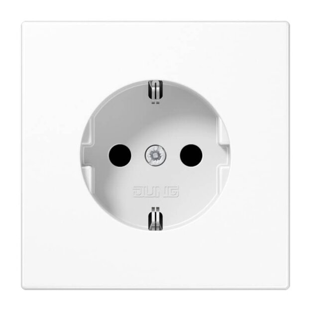 Jung LS1521WW SCHUKO Steckdose (Duroplast) Alpinweiß Serie LS