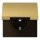 Jung ME1521KLC SCHUKO-Steckdose mit Klappdeckel Messing Classic Serie LS