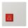 Jung NRSLS0834RTLG Ruftaster (Thermoplast bruchsicher) Rot Serie LS