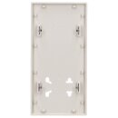 Jung SOLS7522PL Zentralplatte LS990 für Rasiersteckdose (Duroplast) Weiß Serie LS