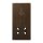 Jung SOME7522ATPL Zentralplatte für Rasiersteckdose Messing Antik Serie LS