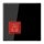 Jung NRSLS0834RTSW Ruftaster (Thermoplast bruchsicher) Schwarz Serie LS