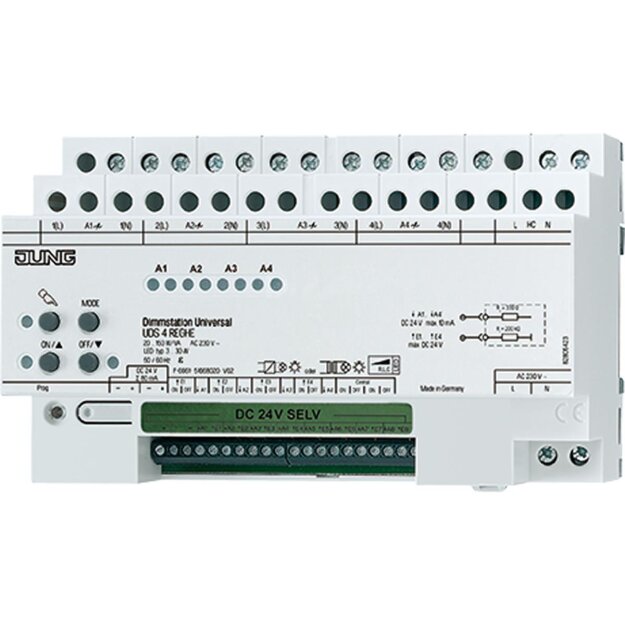 Jung UDS4REGHE Dimmstation Universal 4fach