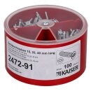 Kaiser 2472-91 Geräteschrauben-Box je 100 Schrauben...