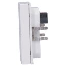 MDT BE-TAL55T4.01 Taster Light 55 4-fach RGBW mit Temperatursensor Reinweiß glänzend Neutral