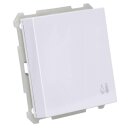 MDT SCN-TFS63.01 Raumtemperatur-/Feuchtesensor 63mm Studioweiß glänzend