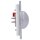 MDT SCN-G360D3.03 Glaspräsenzmelder 360° mit 3 Sensoren und Temperatursensor Weiß